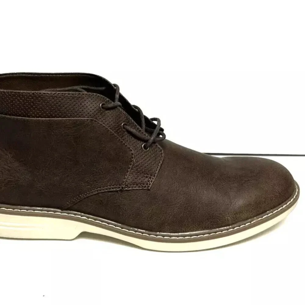 Ben Sherman Mens Stateside Chukka Boot Brown Size 12 M